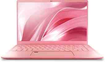 MSI-jev laptop Prestige 14 Pink Pink w / 6-Core CPU i GeForce GTX