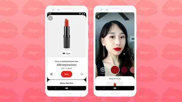 Pinterest AR Makeup App