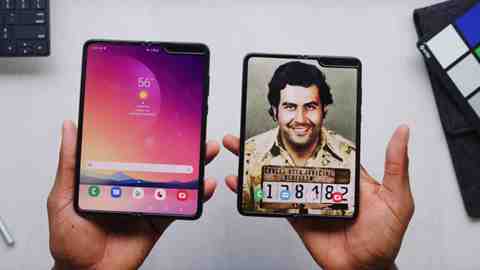 SnaÅ¾na prijevara mobilnog Pabla Escobara: to je Samsung Fold s naljepnicama