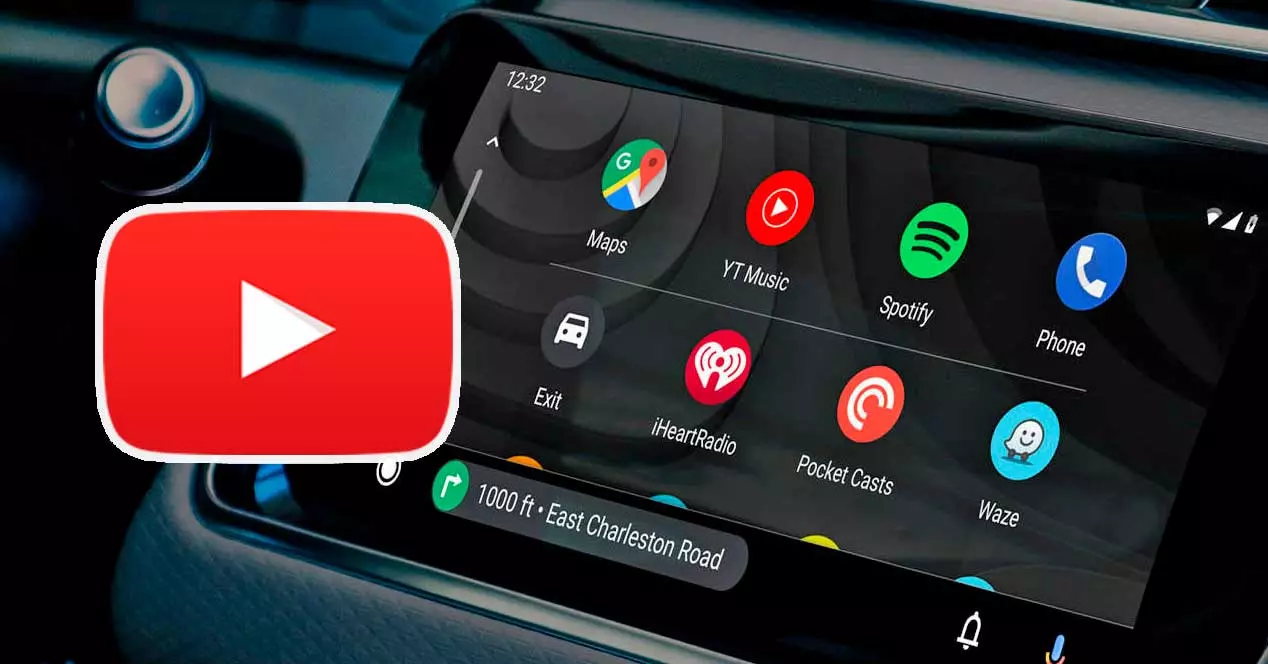 watch YouTube in the car with Android Auto