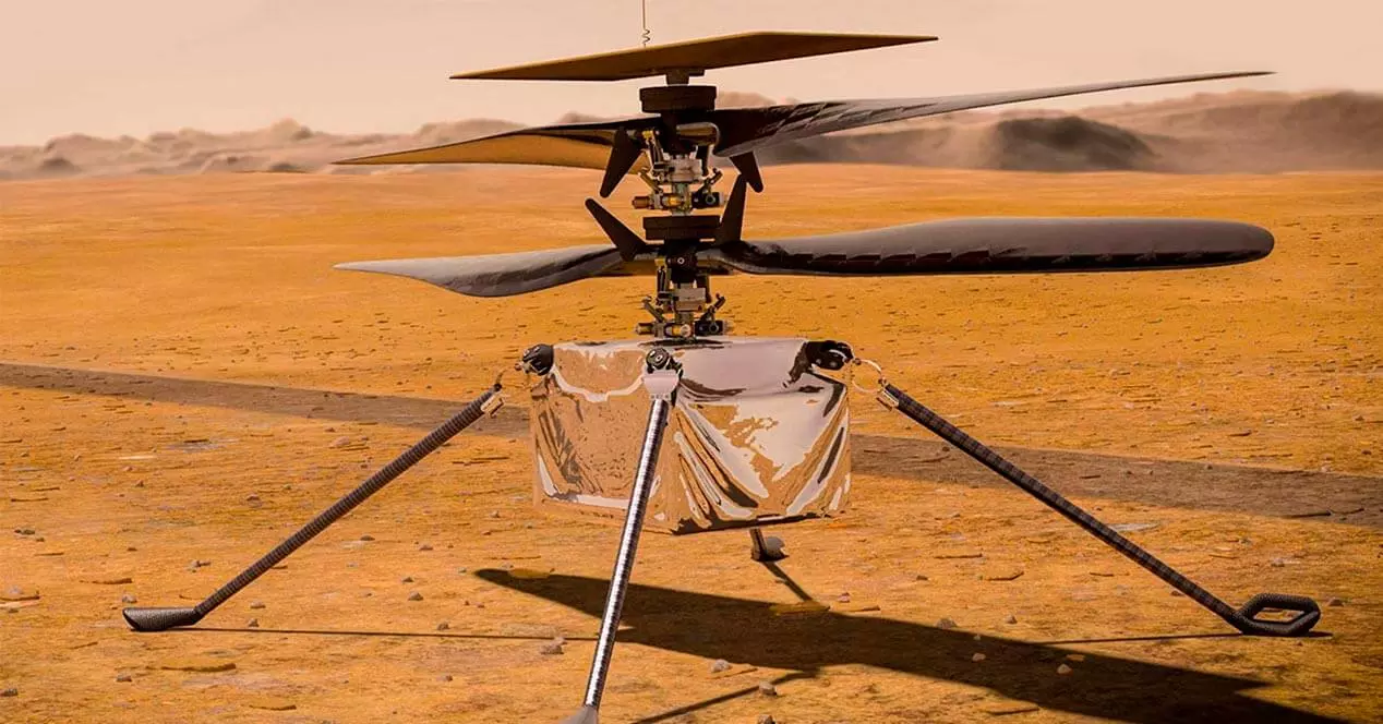 new helicopter that will help astronauts on Mars